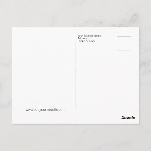 カスタム犬ペットのシッティングビジネスサンキューノート ポストカード (裏面)