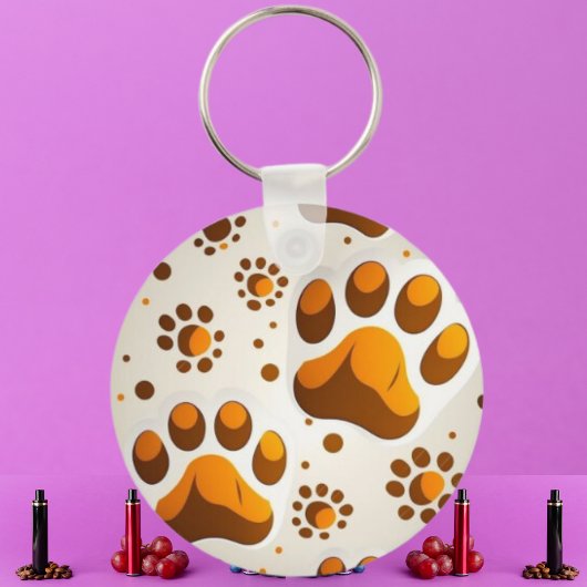 カスタム犬ポープリントペットフォパーソナライズされたトギフト キーホルダー