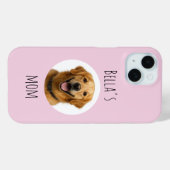 カスタム犬ママ写真＆名前デザイン Case-Mate iPhoneケース (裏面 (横))