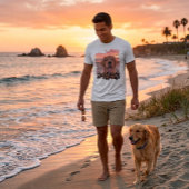 カスタム犬写真Tシャツ - 名前入りペットTシャツ Tシャツ