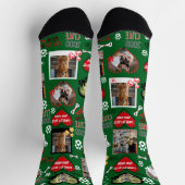 カスタム犬顔ソックスパーソナライズされた、犬の写真 ソックス (上部)