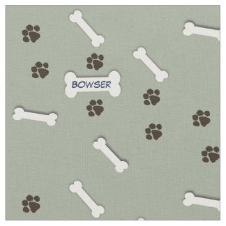 カスタム犬骨織物 ファブリック