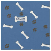 カスタム犬骨織物 ファブリック (クローズアップ)