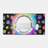 カスタム犬 デスクマット (キーボード&マウス)