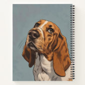 カスタム犬 ノートブック (裏面)