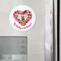 カスタム犬・猫・ペット写真父の日のバラハート