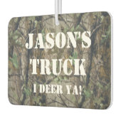 カスタム狩りフレッシュナー – 迷彩柄ガおもしろいグ カーエアーフレッシュナー (左)