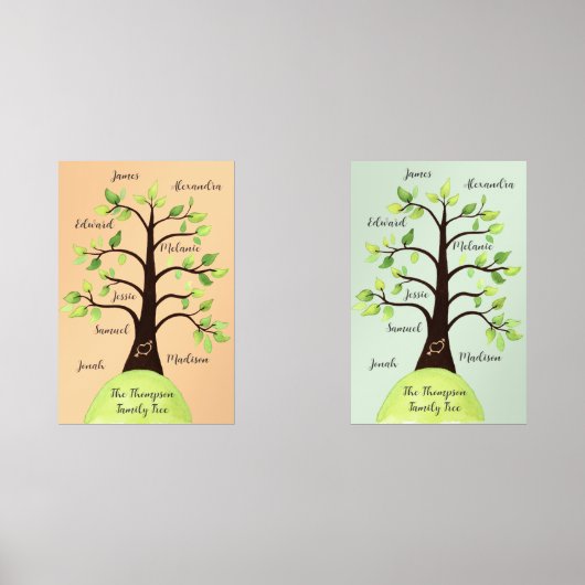 カスタム独自のファミリ懇親会ツリーポスターの作成 (正面)