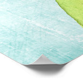 カスタム独自のファミリ懇親会ツリーポスターの作成 ポスター (角)