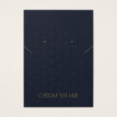 カスタム独自文字ネックレスイヤリングディスプレイカード (正面)