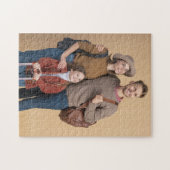 カスタム独身の写真 ジグソーパズル (横)