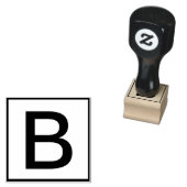 カスタム独身の文字 ラバースタンプ (押印)