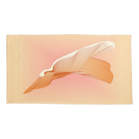 カスタム独身の枕、標準サイズ 枕カバー (裏面)