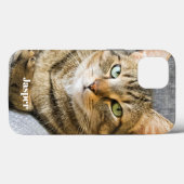 カスタム猫の写真名 Case-Mate iPhoneケース (裏面 (横))