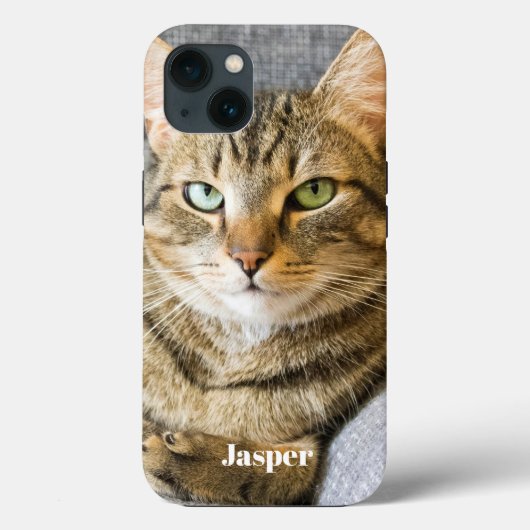 カスタム猫の写真名 Case-Mate iPhoneケース (裏面)