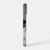 カスタム猫の肖像画 iPhone 15 スリムフィットケース 15ケース (右側面)