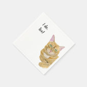 カスタム猫カクテルコースター スタンダードカクテルナプキン (角)