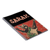 カスタム猫ギターノート ノートブック (右側)