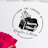 カスタム猫セルフインキングゴム図書画切手 セルフインキングスタンプ