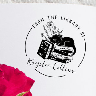 カスタム猫セルフインキングゴム図書画切手 セルフインキングスタンプ