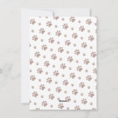 カスタム猫フォトクリスマス シーズンカード (裏面)