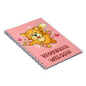 カスタム猫フォトノート ノートブック (右側)