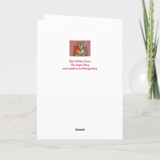 カスタム猫フォトファーザー シーズンカード (裏面)