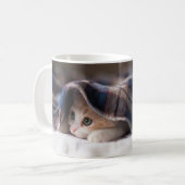 カスタム猫フォトラップのまわりに コーヒーマグカップ (正面左)