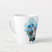 カスタム猫フォトラテマグカップ名 カフェラテマグ (左アングル)