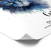 カスタム猫ペットウォールアートポスター ポスター (角)