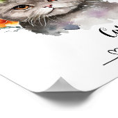 カスタム猫ペットウォールアートポスター ポスター (角)