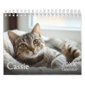 カスタム猫写真カレンダー カレンダー (カバー)