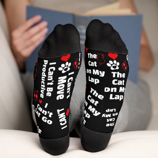 カスタム猫好き用キャットソックス!キャットおもしろいソックス ソックス (底面)
