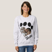 カスタム猫好きSweatshirt – 写真の追加 スウェットシャツ (正面フル)