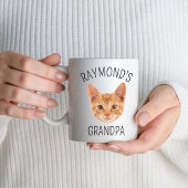 カスタム猫顔グランパグランパグランマガーンバースデーパーティー コーヒーマグカップ
