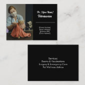 カスタム獣医の名刺 名刺 (正面/裏面)