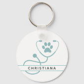 カスタム獣医プロフェッショナル キーホルダー (正面)