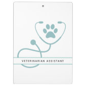 カスタム獣医プロフェッショナル クリップボード (裏面)