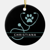 カスタム獣医プロフェッショナル セラミックオーナメント (正面)