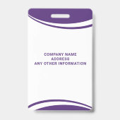 カスタム獣医写真名IDバッジ バッジ (裏面)