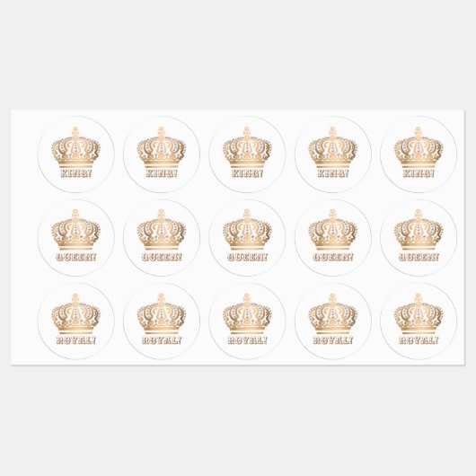 カスタム王室のラベル ラベル (シート)