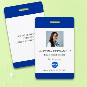 カスタム王室のBlue Medical Hospital Employee Photo バッジ
