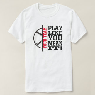 カスタム球団のシャツ隊のモットー Tシャツ