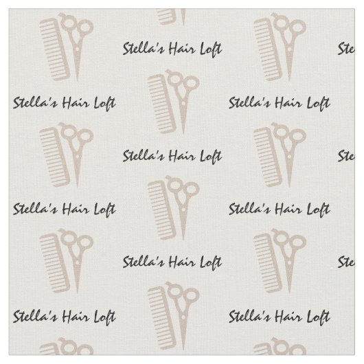 カスタム理容器タンシザー櫛織物 ファブリック (クローズアップ)