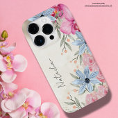 カスタム甘水色植物台本 Case-Mate iPhoneケース