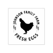 カスタム生卵ファミリー |ファームハウス・ヘン |卵 ラバースタンプ (インプリント)