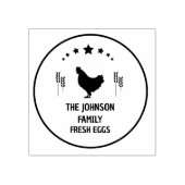 カスタム生卵ファミリー |ファームハウス・ヘン | Egg Ru ラバースタンプ (インプリント)