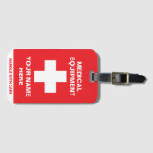 カスタム用医療気に用ハンドル ラゲッジタグ (正面横)