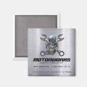 カスタム用磁石(スカル・レンチ) マグネット (正面/裏面)