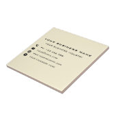 カスタム用陶磁器タイルテンプレート タイル (側面)